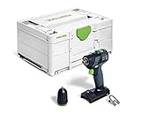 Festool – Akku-Bohrschrauber TXS 18-Basic inkl. FastFix Schnellspannbohrfutter 10 mm + Gürtelclip + Systainer SYS3 M 187