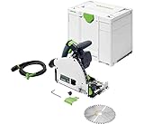 Festool Tauchsäge TS 60 KEBQ-Plus (mit Kreissägeblatt, Sichtfenster, Splitterschutz, Innensechskantschlüssel), im Systainer