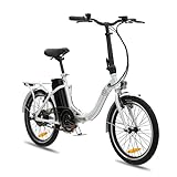 VecoCraft Nemesis e Bike Elektrofahrrad, E-Bike klapprad 20 Zoll für Frauen mit niedrigem Rahmen, mit 36V/468Wh abnehmbarem Akku, Elektro klapprad für Männer, ebike Herren mit stvzo Standard