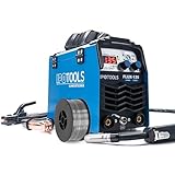 IPOTOOLS FLUX-135 Fülldraht Schweißgerät ohne Gas - 135 A FLUX Inverter Schweißgerät ohne Gas für Schweissgerät Fülldraht 0.8mm oder 1.0mm mit MMA/IGBT / 230V / 7 Jahre Garantie