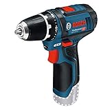 Bosch Professional 12V System Akku Bohrschrauber GSR 12V-15 (ohne Akku/ Ladegerät)