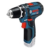 Bosch Professional 12V System Akku Bohrschrauber GSR 12V-15 (ohne Akku/ Ladegerät)