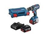 Bosch Professional 18V System Akku Schlagbohrschrauber GSB 18V-28 (inkl. 2x GBA 18V 3.0Ah Akku, Ladegerät GAL 18V-20, L-Case)