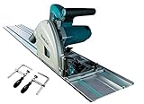 Makita Tauchsäge mit Führungsschiene, Zwingen und Makpac, SP6000JSP1