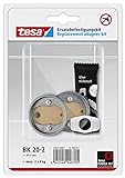 tesa Power.Kit-Adapter BK20-2, selbstklebendes Ersatzteil-Set, Zamak-Ring, Durchmesser 41mm, Höhe 8mm