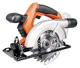 WORX WX529.9 Akku-Kreissägen - 150 mm Sägeblattdurchmesser - 0-50° Gehrungsschnitt - Max. Schnitttiefe 45mm (90°) & 33 mm (45°) - 0-3600 U/min - staubfreies Sägen - ohne Akku & Ladegerät