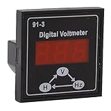 Spannungs-Strommesser-Tester, 91 3 Digitales Voltmeter für Benzin-Generator-Set-Zubehör, Einphasiger 3-Phasen-Spannungsmesser