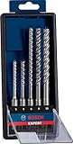 Bosch 5x EXPERT SDS plus-7X Hammerbohrer-Sets (für Weichgestein, Harter Stein, Ø 5-10 mm, Professional Zubehör Bohrhammer)