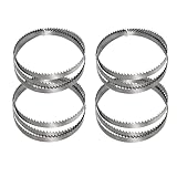 4er Pack Sägeband 1140 x 13 x 0,65 mm edelstahl 14/18zpz für Güde MBS 105 V，Bi-Metall M42 Bandsägeblatt Metallbandsägeblatt