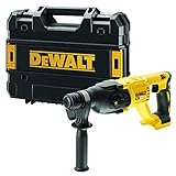 DEWALT SDS Plus XR Akku-Kombihammer (mit Pneumatik-Hammerwerk und bürstenlosem Motor für diverse Bohranwendungen und leichte Meißelarbeiten, 1x Akkubohrhammer Li-Ion 18 V) DCH133NT