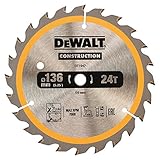 DeWalt DT1947 Kreissaegeblatt Akku 136/10mm 24WZ, 1 Stück