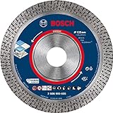 Bosch 1x EXPERT HardCeramic Diamanttrennscheiben (für Harte Fliesen, Harter Stein, Ø 125 mm, Professional Zubehör Kleiner Winkelschleifer)