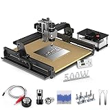 500W CNC Fräsmaschine, HomdMarket 4540 CNC Fräse 3-Achsen Graviermaschine für Holz Metall Acryl MDF Nylon Gravurfräsmaschine, Grbl Steuerung(Gravur Bereich 430 * 390 * 90mm)