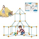 Eccomeri Steckstabbaukasten - Höhle Bauen - Konstruktionsspielzeug für Kinder - Spielzeug Outdoor - Röhrenbaukasten - DYI Forts