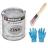 Flüssig-Zink 125 ml Dose Farbe: silber inkl. 1 Pinsel zum Auftragen von E-Com24