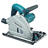 Makita SP6000K1 Tauchsäge mit Führungsschiene und Systainer Blau