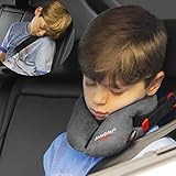 SANDINI SleepFix® Kids Outlast® – Kinder Schlafkissen/Nackenkissen mit Stützfunktion und Temperaturausgleich – Kindersitz-Zubehör für Auto/Fahrrad/Reise – Verhindert das Abkippen des Kopfes im Schlaf