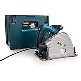 Makita SP6000J Tauchsäge, 1300 W, Ø 165 mm, aus Makpac + Holzsäge, 24 Zähne