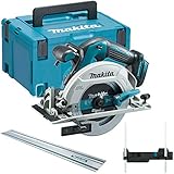 Makita DHS680Z 18V 165mm Brushless Kreissäge + MakPac + 1 x Schiene + Adapter