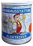 Grundausstattung für den Elektriker Geschenk aus der Dose, Scherzartikel, Lustige Geschenkidee, Party-Brüller, Spaßgeschenk, Geburtstagsgeschenk von Feinkost Student