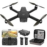 TEEROK T18 Drohne mit Kamera 2K HD für Anfänger,5G WiFi FPV RC Quadcopter mit bürstenlosem Motor,Übertragung 100m,3D Flips,Optical Flow,One Key Start/Landen,Faltbare Drone für Kinder Erwachsene