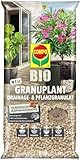 COMPO BIO GRANUPLANT Drainage- und Pflanzgranulat – 100% natürlicher Bimsstein – nachhaltige Alternative zu Blähton – 10 Liter