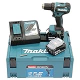 Makita DDF485RTJ Akku-Bohrschrauber 18, 0V, Blau/Silber