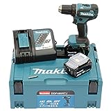 Makita DDF485RTJ Akku-Bohrschrauber 18, 0V, Blau/Silber