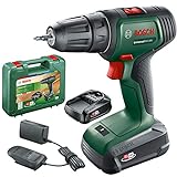 Bosch Home and Garden Bosch Akkuschrauber UniversalDrill 18V (2 Akkus, 18 Volt System, im Koffer)