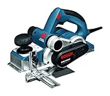 Bosch Professional Hobel GHO 40-82 C (Leistung 850 Watt, inkl. Staubbeutel, Parallelanschlag, Falztiefenanschlag, 1x Hobelmesser, Einlage, L-BOXX)