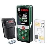 Bosch Laserentfernungsmesser PLR 30 C (Distanz bis 30m präzise messen, Bluetooth-Konnektivität, Messfunktionen)