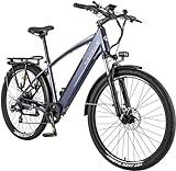 nakxus 27M204 E-Bike, Elektrofahrrad 27.5'' Trekkingrad E-Cityrad mit 36V 13Ah Lithium-Akku für Lange Reichweite bis 100KM, 250W Motor, EU-konformes Klapprad mit App