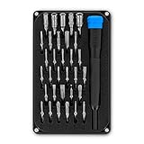 iFixit Moray Precision Bit Set, Bit-Kit mit 32 Präzisions-Bits (4 mm) und Schraubendreher für die Reparatur von Smartphone, Konsole, Laptop & Co.