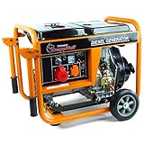 KnappWulf KW5500-3 Diesel Stromerzeuger 5000Watt Notstromaggregat Generator Stromgenerator Orange