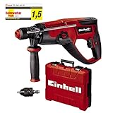 Einhell Bohrhammer TE-RH 28 5F (950W, Schlagzahl 4.500/min, Dauerlaufarretierung, Pneum. Schlagwerk, SDS-Plus-Werkzeugaufnahme, Drehzahl-Elektronik, Metall-Bohrtiefenanschlag, inkl. E-Box)