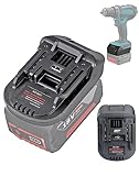 TPDL BS18MT Akku Adapter für Bosch Professional 18V System GBA Akku, Adapter Konverter für Makita 18V Lithium Batteriewerkzeug, Ersatz für BL1850 BL1840 BL1830 BL1820 BL1815N Werkzeug