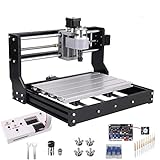 Upgrade CNC 3018 Pro GRBL Steuerung DIY Mini CNC Maschine, Mcwdoit Holz Router Stecher Mit Offline Controller, Mit ER11, 5mm Verlängerungsstange Und 20pcs 3.175mm Bits