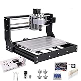 Upgrade CNC 3018 Pro GRBL Steuerung DIY Mini CNC Maschine, Mcwdoit Holz Router Stecher Mit Offline Controller, Mit ER11, 5mm Verlängerungsstange Und 20pcs 3.175mm Bits