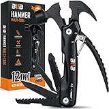 BIIB Geschenke für Männer, 12 in 1 Multitool Gadgets für Männer Geschenke für Papa, Geburtstagsgeschenk für Männer Adventskalender Füllung, Weihnachtsgeschenke, Vatertagsgeschenk, Camping Zubehör