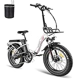 Fafrees F20 MAX E-Bike Klapprad 20 Zoll Fatbike, Elektrofahrräder Herren 48V 22,5AH Akku, Klapp Ebike MTB 54 N.m, E Bike Mountainbike 150kg, Ebike Damen Shimano 7S, Elektrofahrrad Klappbar