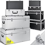 Masko® 3er SET Alu Boxen | Alubox | Alukiste | Werkzeugkoffer | Werkzeugkasten | Transportbox | Werkzeugkiste | Lagerbox NEU Werkzeug Box |