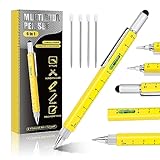 Stiftgeschenke für Männer, 6-in-1-Multitool-Stift, coole Gadgets-Werkzeuge für Männer, Geburtstagsgeschenke für Männer, Ehemann, Opa, Ingenieur, Heimwerker