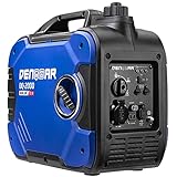 DENQBAR Inverter Stromgenerator DQ-2000 2000W Benzin Stromerzeuger mit 230V, USB Fast-Load, Superleise, 4-Takt Motor, tragbar - Für Camping, Outdoor, Baustelle, Reise, Wohnmobil und Notstromaggregat