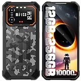 IIIF150 B2 Outdoor Handy-10000mAh, 12GB + 256GB Smartphone Ohne Vertrag, 6.5 Zoll FHD+ wasserdichte mit Rückseite, 48MP + 20MP Nachtsicht, Android 13 Baustellenhandy, IP68/69K/Dual 4G SIM/NFC/GPS