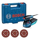 Bosch Professional GEX 125-1 AE Exzenterschleifer (125-mm-Schleifteller, 250 W, 3x Schleifblatt, inkl. Handwerkoffer)