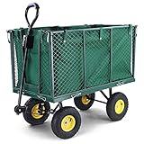 Transportwagen Gartenwagen Gerätewagen Handwagen mit Luftbereifung XXL 300 KG