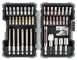 Bosch 43 tlg. Schrauberbits und Steckschlüssel Set (Zubehör Bohrmaschine)