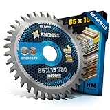 HM Kreissägeblatt 85x15 Z30 Trapez-Flachzahn für Aluminium. AMBOSS WERKZEUGE® Sägeblatt 85mm komp. zu Bosch GKS 12V-26. Bosch GKS 10.8. Makita HS 300 301. Worx Versacut 420. WESCO uvm.