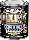 HAMMERITE METALLSCHUTZLACK ULTIMA MATT RUBINROT RAL3003 750ML