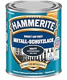 HAMMERITE Metallschutzlack 2in1 matt, anthrazitgrau, 750ml